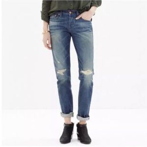 Rivet & Thread Boyfriend Distressed Jeans